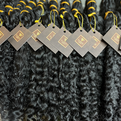 Clip Ins: Burmese Curly | Black