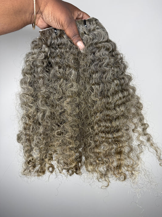 Clip Ins: Burmese Curly | Gold