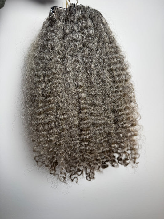 Clip Ins: Burmese Curly | Gray