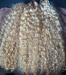 Bleach Bath - Gray Burmese Curly bundles (+14 Day Processing Time)