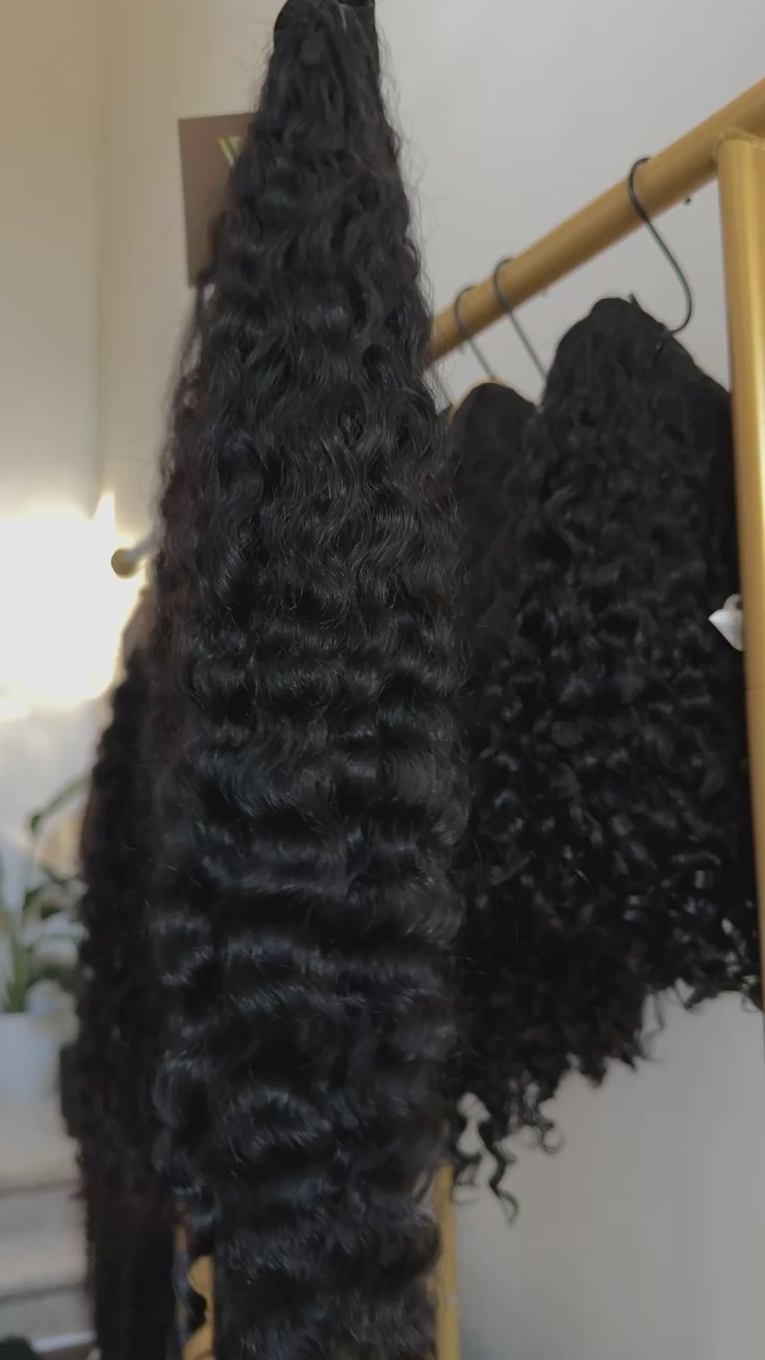 Clip Ins: Burmese Curly | Black