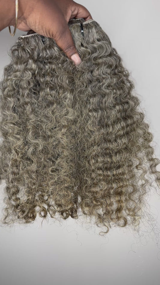 Clip Ins: Burmese Curly | Gold